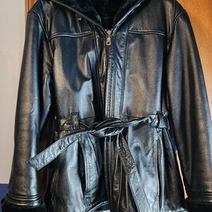 Wilsons Leather Black Jacket